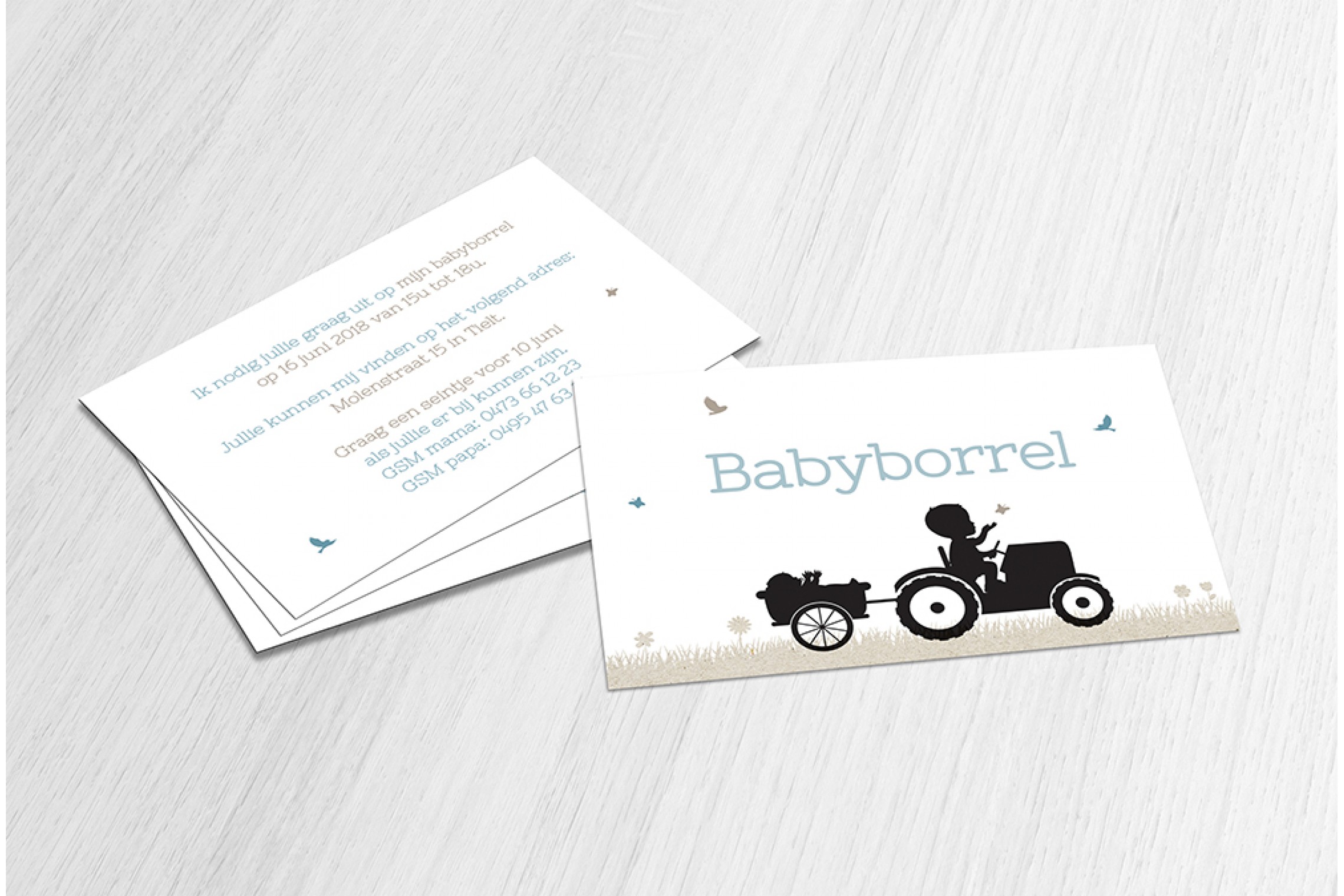Jongen met baby